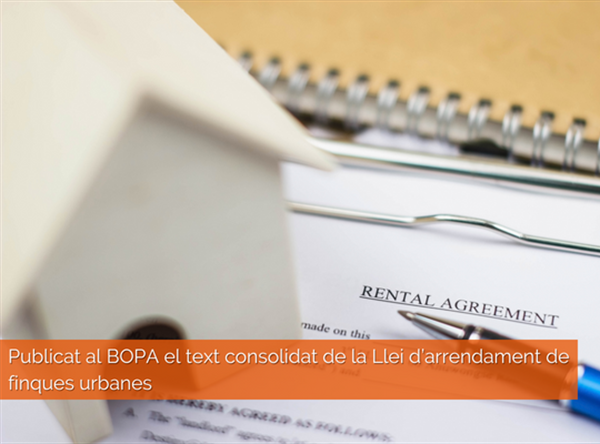 Aprovat sense objeccions el text consolidat de la Llei d'arrendaments